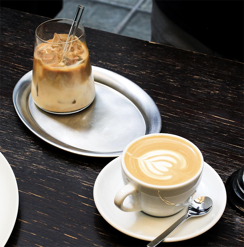 Geheimtipps Wien: Kaffeespezialität im Im Café Exchange